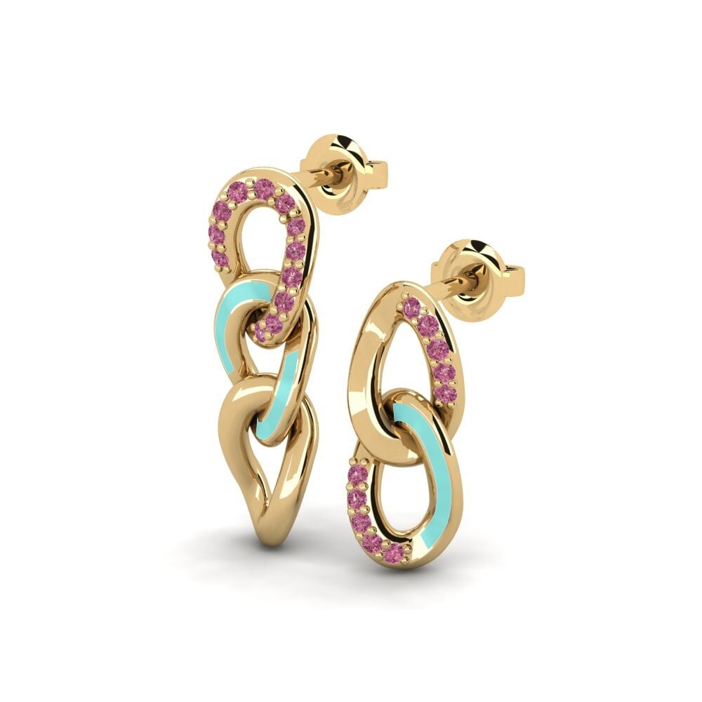 Granate Rhodolite Pendiente de mujer Umbano - SET