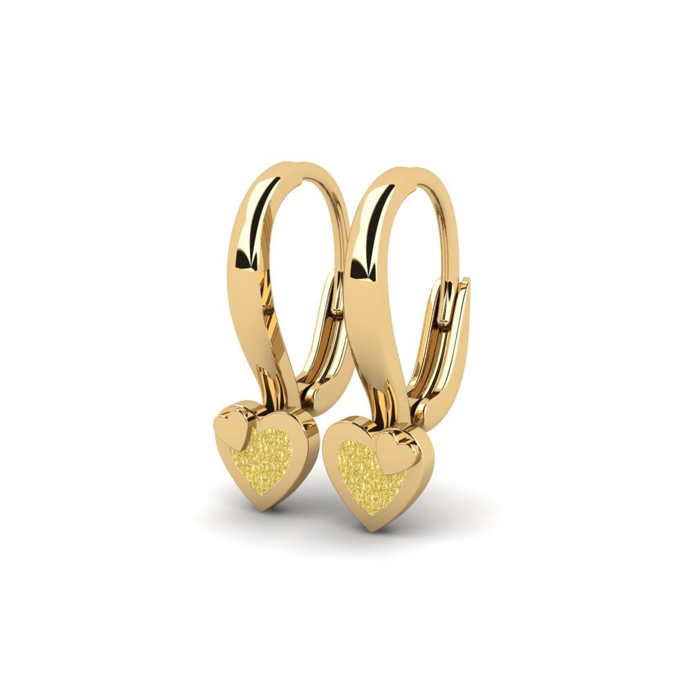 14k Oro Amarillo Pendiente para Niño Umthi