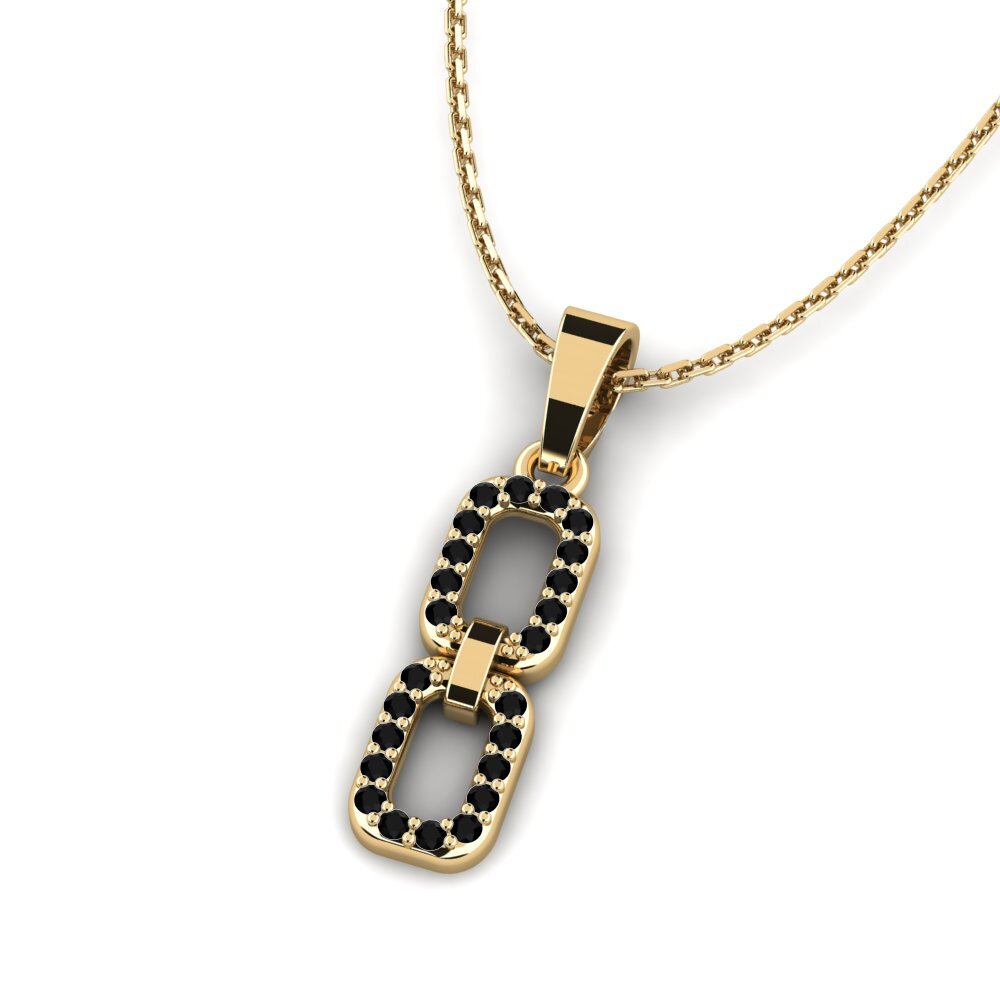 Black Onyx Women's Pendant Umugani