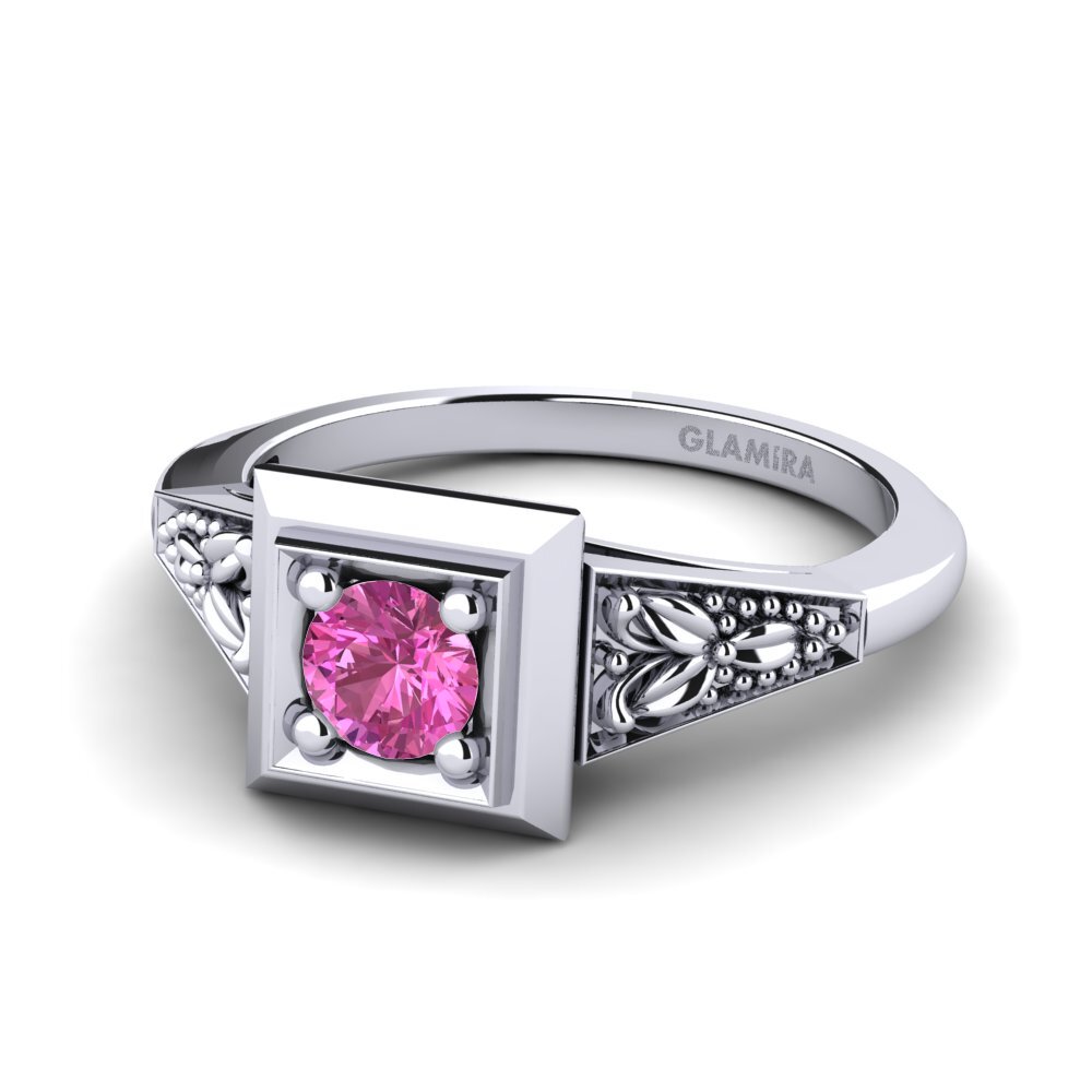 Topacio Rosa Anillo de compromiso Lynelle