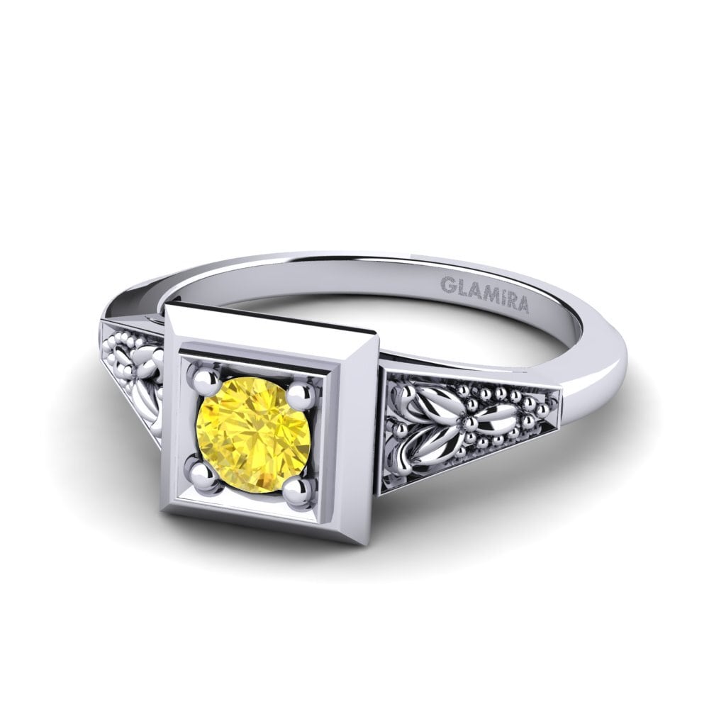 Yellow Sapphire Engagement Ring Lynelle