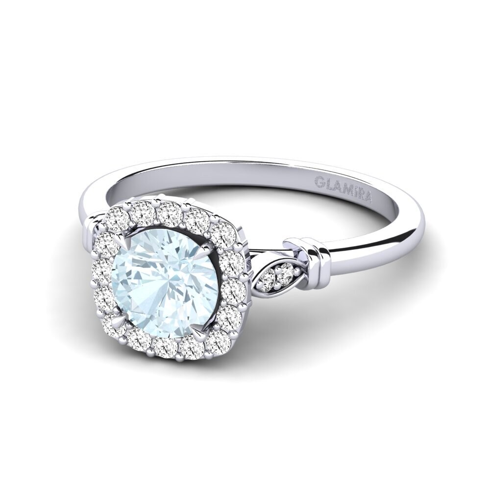 Aquamarine Engagement Ring Magdalen