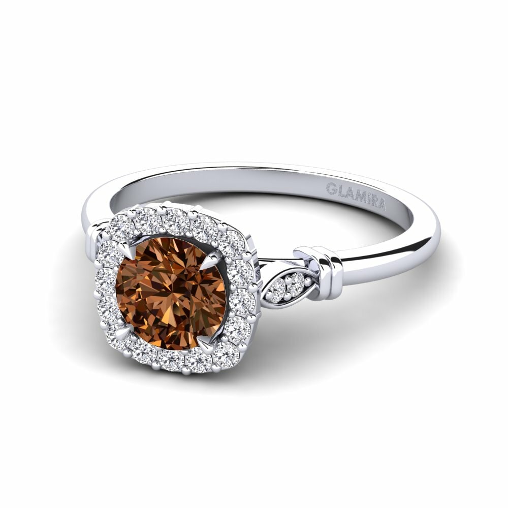 Brown Diamond Engagement Ring Magdalen