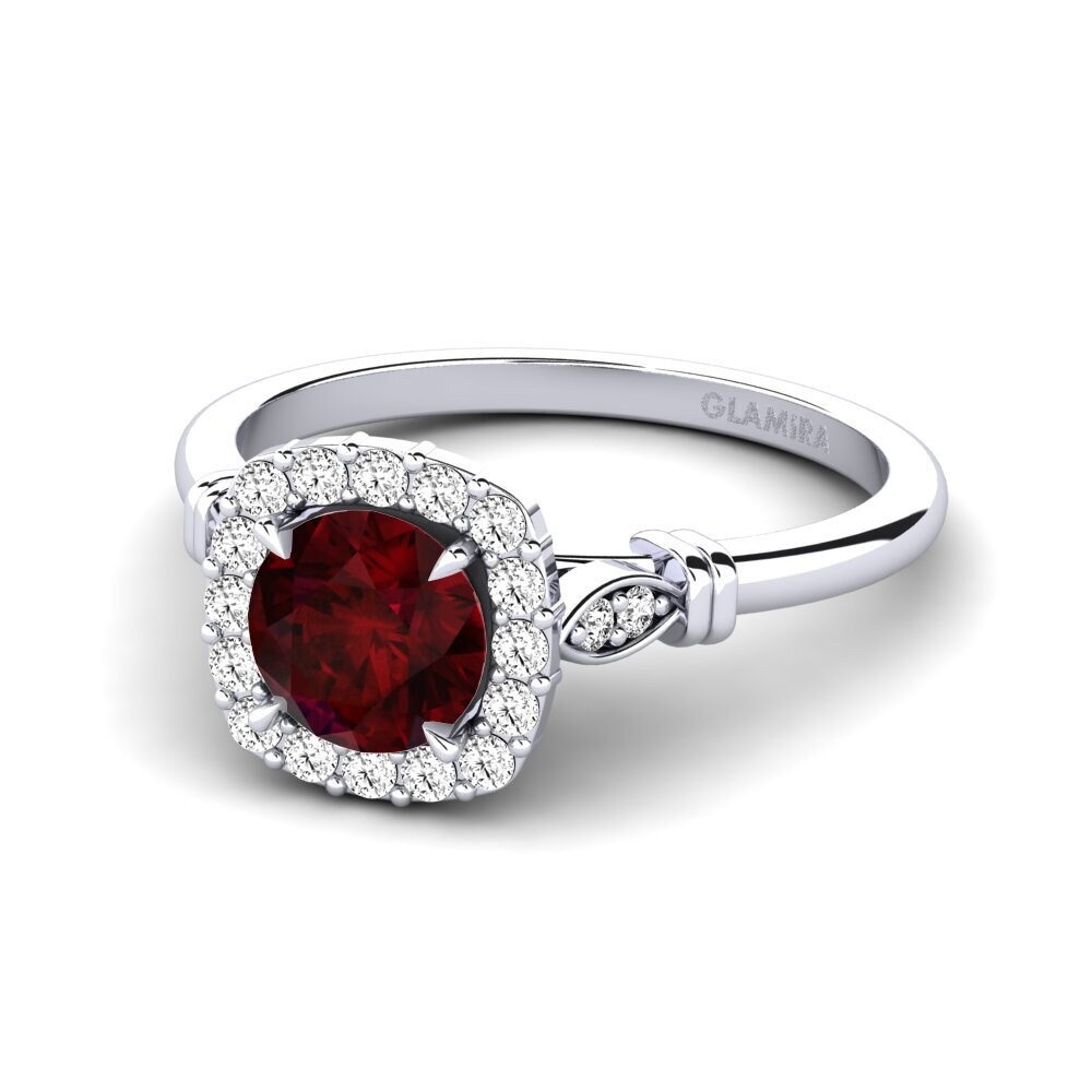 Garnet Engagement Ring Magdalen
