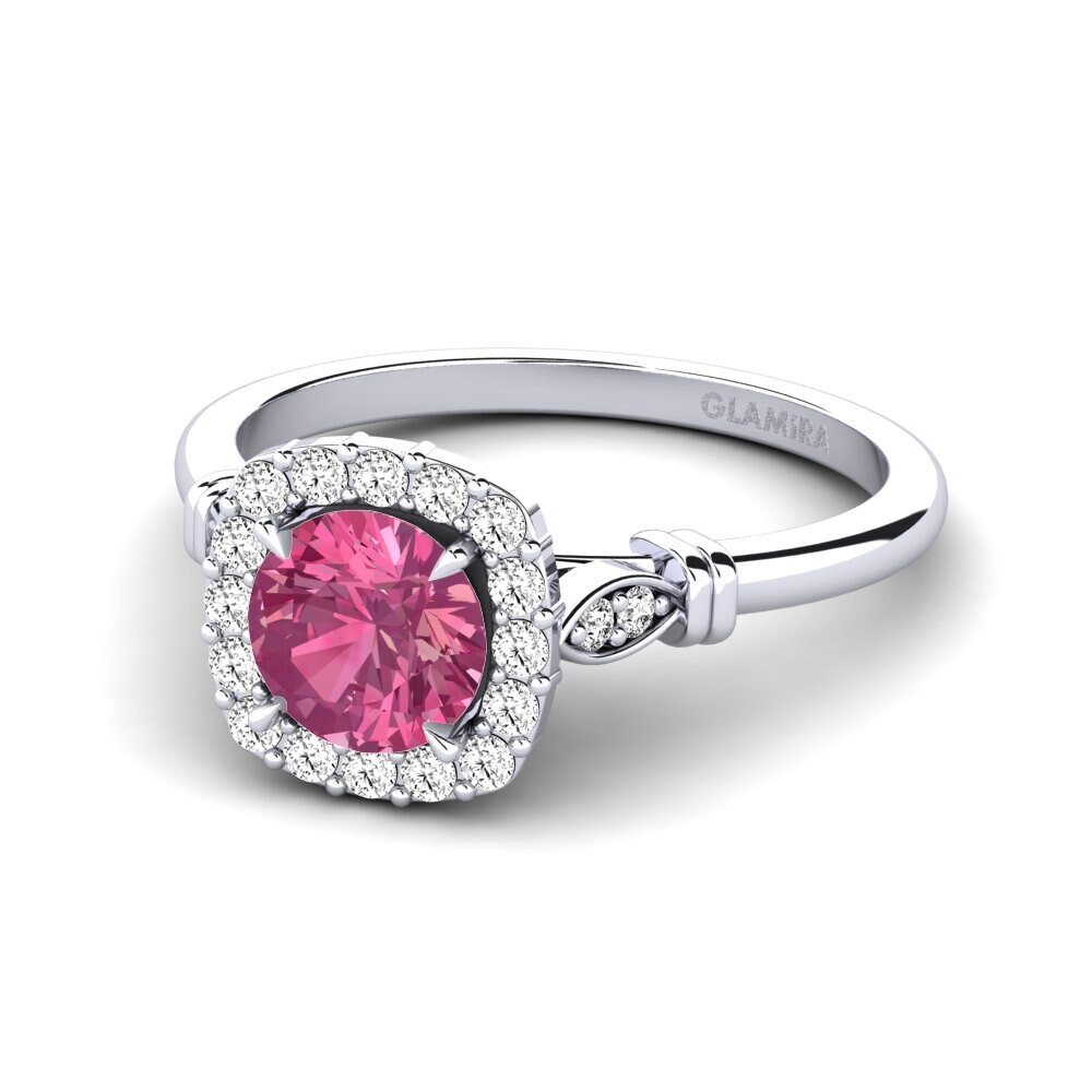 Pink Tourmaline Engagement Ring Magdalen