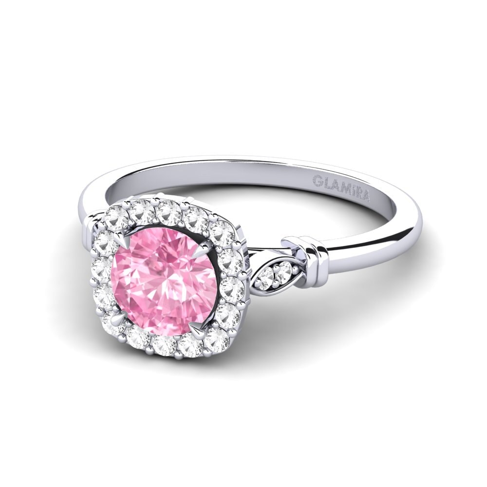 Pink Sapphire Engagement Ring Magdalen