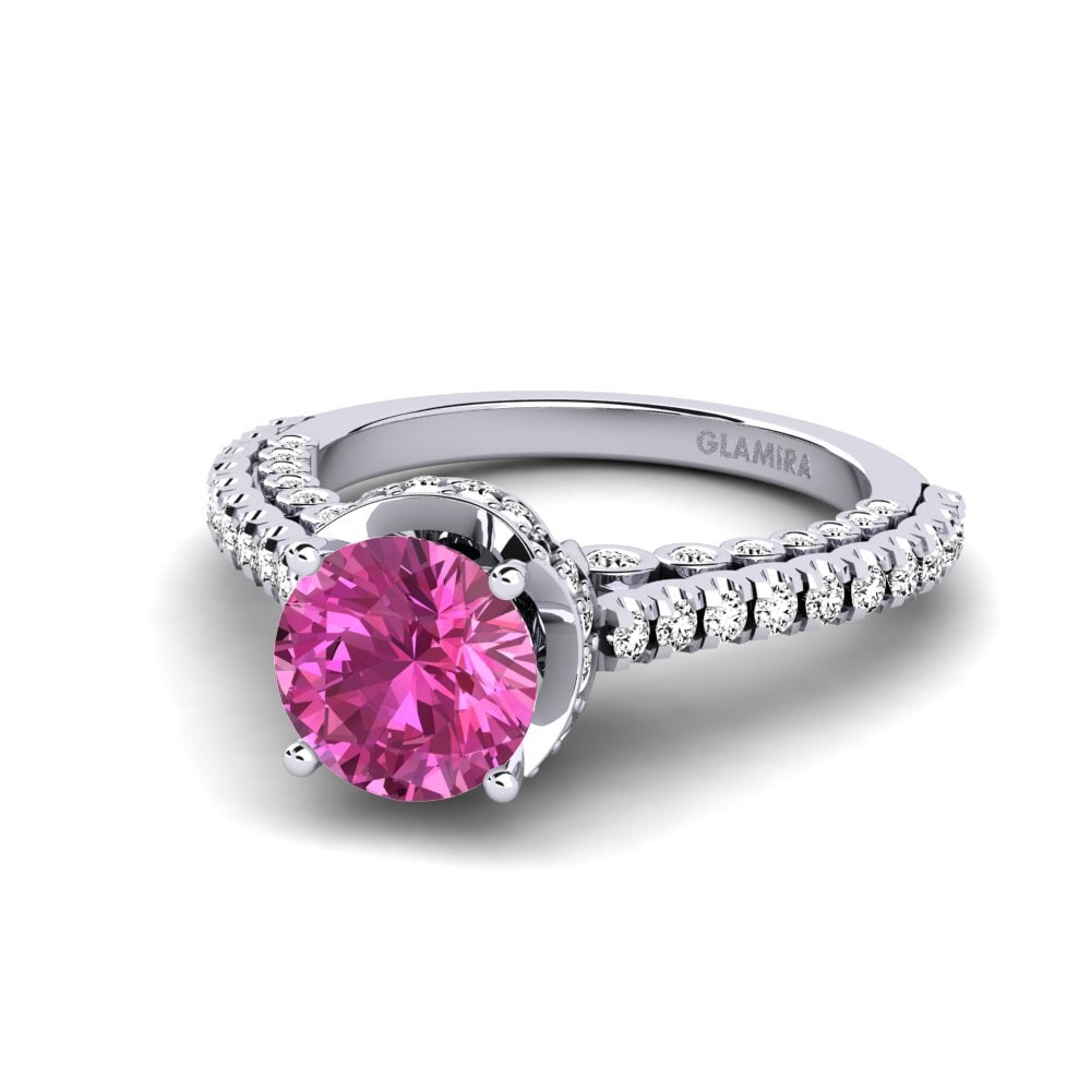 Topacio Rosa Anillo de compromiso Michell