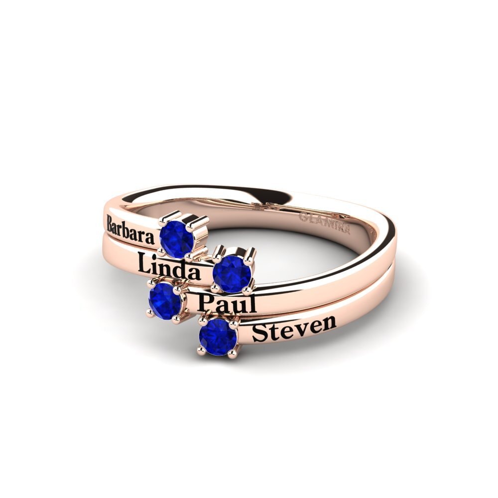Rotgold 585 Saphir Ringe Shanice