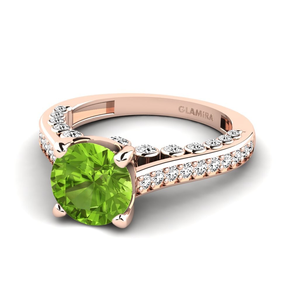 Peridot Engagement Ring Sonja