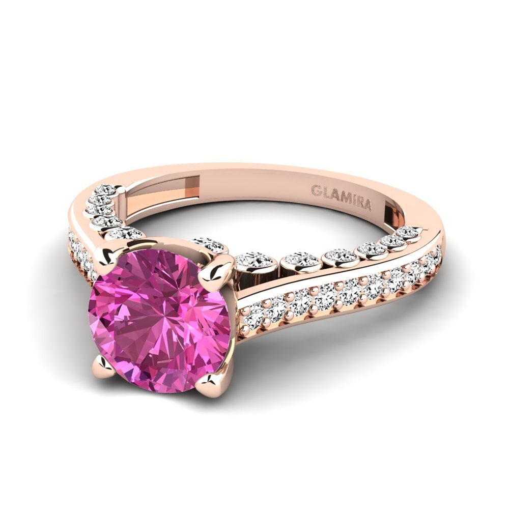 Topacio Rosa Anillo de compromiso Sonja