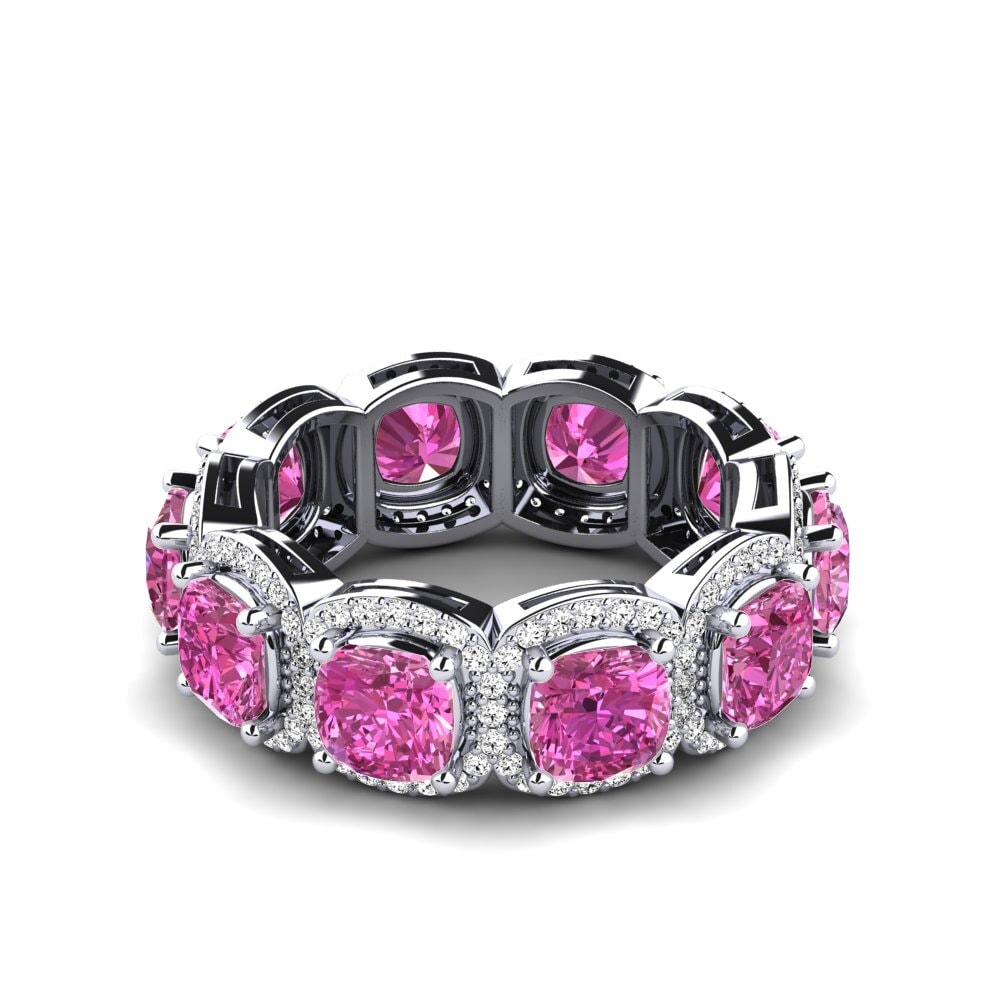 Topacio Rosa Anillo Tracie