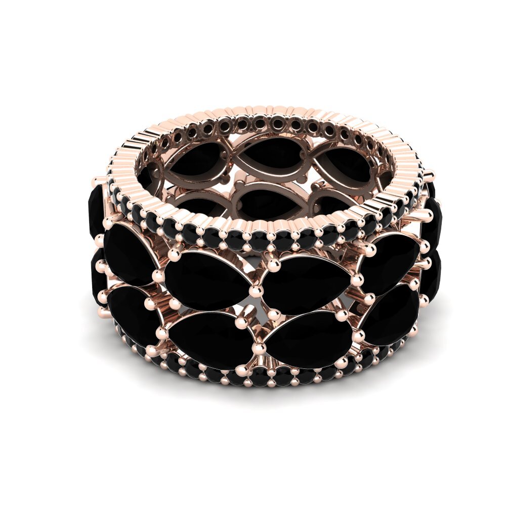 Schwarzer Diamant Ring Yajaira