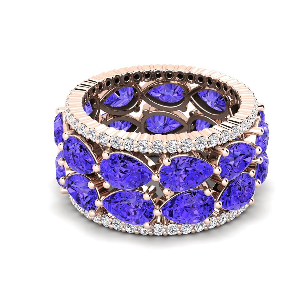 Pear Tanzanite Ring Yajaira