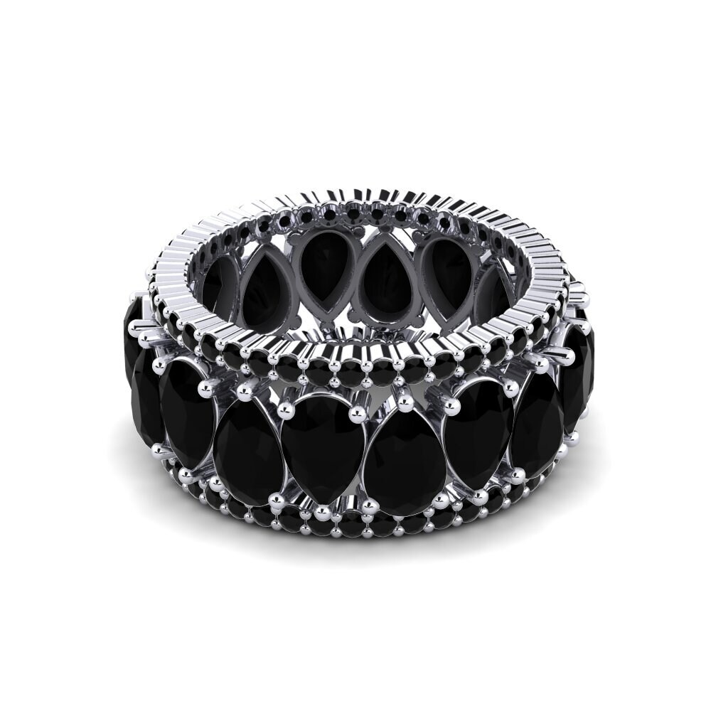 Schwarzer Diamant Ring Youlanda