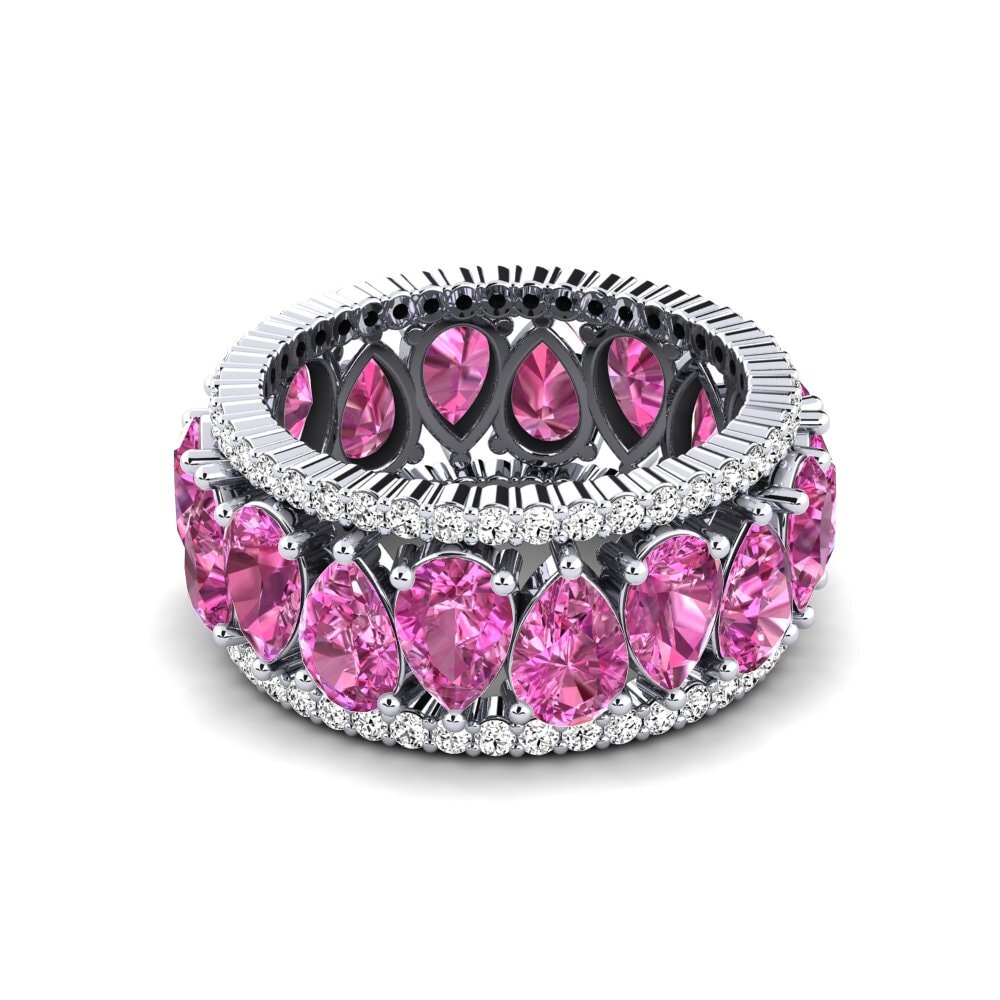 Topacio Rosa Anillo Youlanda
