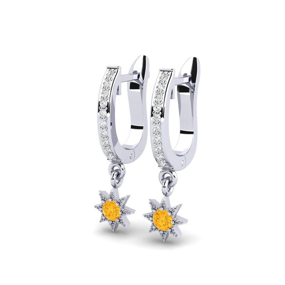Citrine Women's Earring Usual