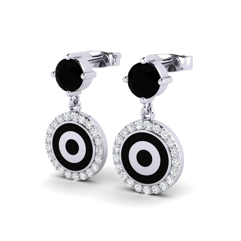 Black Sapphire Women's Earring Uthyr