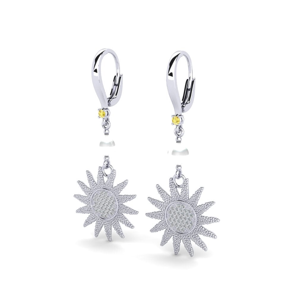 Yellow Sapphire Women's Earring Utilite