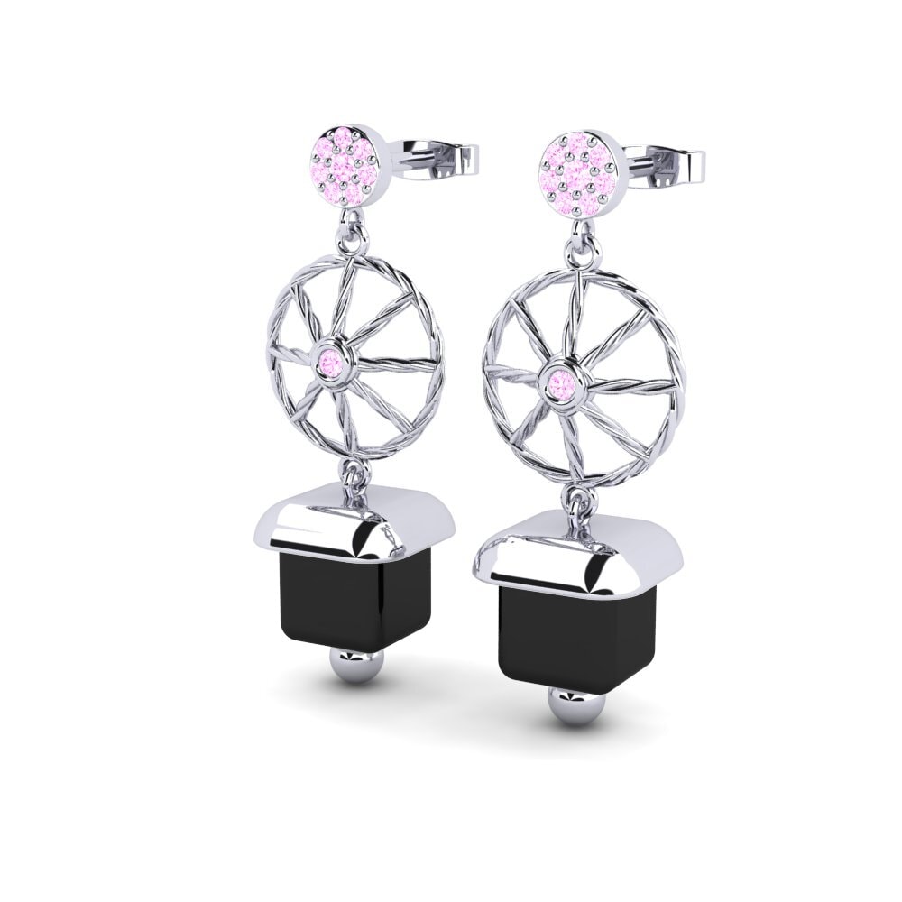 Pink Sapphire Women's Earring Utopus