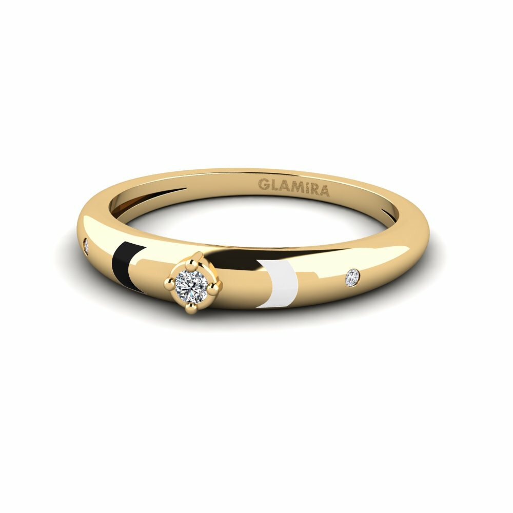 diamond-zirconia แหวน Valenza