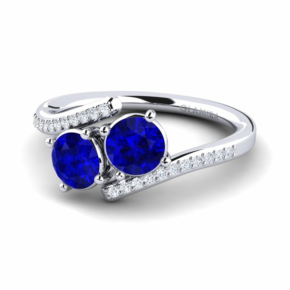 Sapphire (Lab Created) Ring Valeska