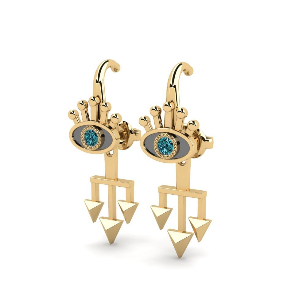 Blue Diamond Women's Earring Valleonin