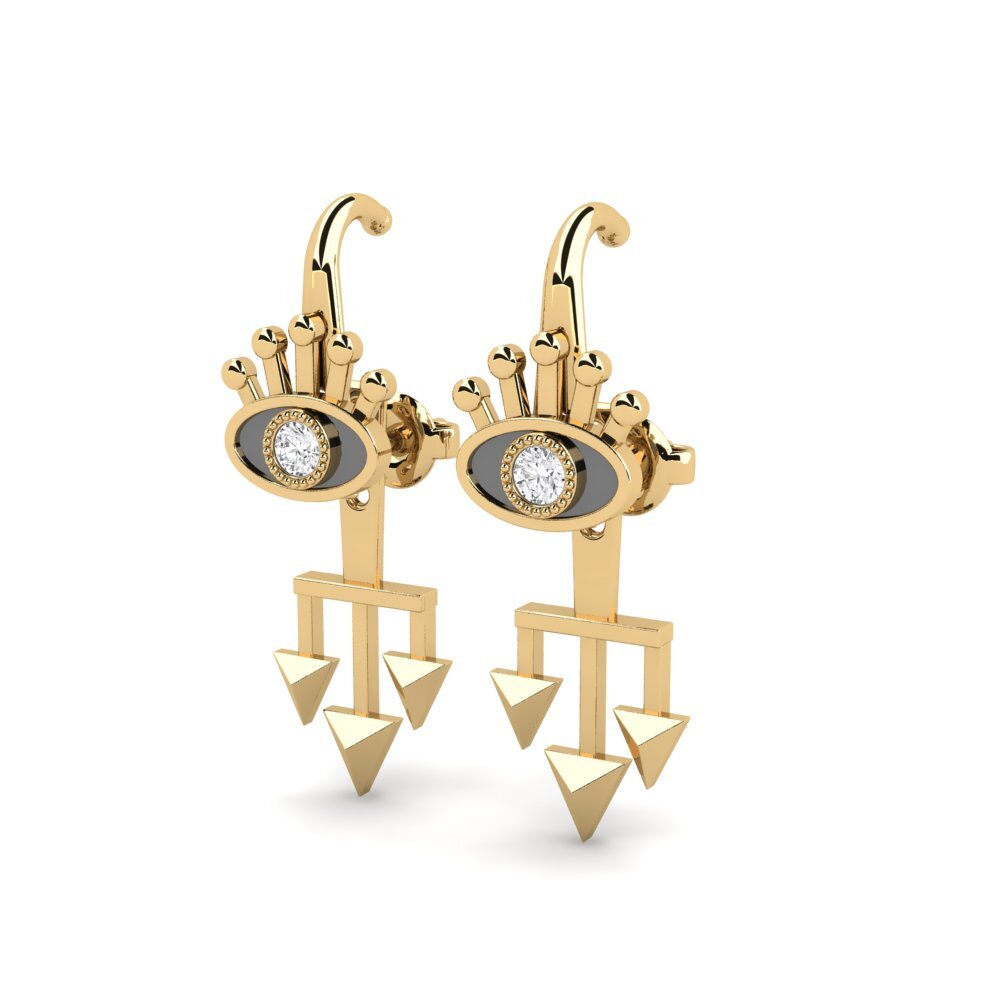 White sapphire Women's Earring Valleonin
