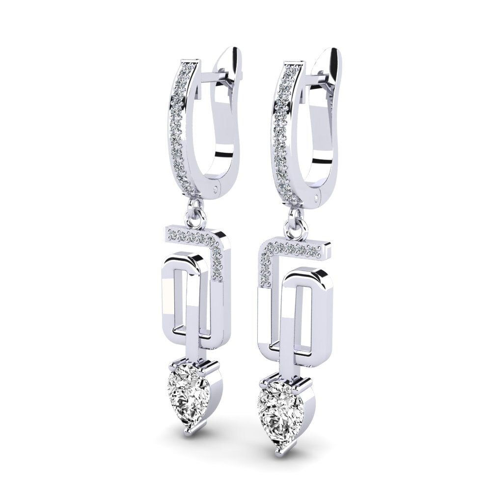 Pear Moissanite Women's Earring Vana