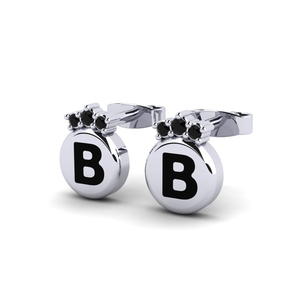 Diamante Negro Pendiente de mujer Vanita B