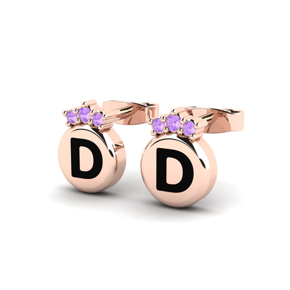 Amethyst Women's Earring Vanita D