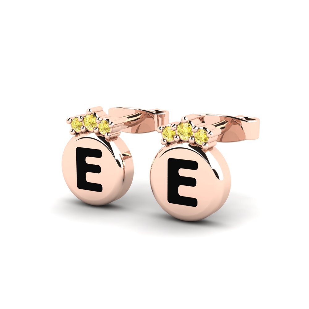 Yellow Sapphire Women's Earring Vanita E