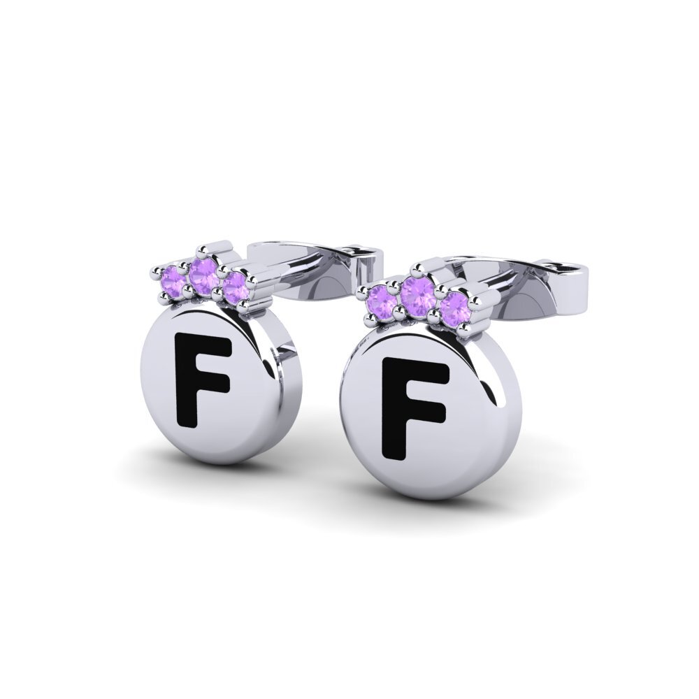 Amethyst Women's Earring Vanita F