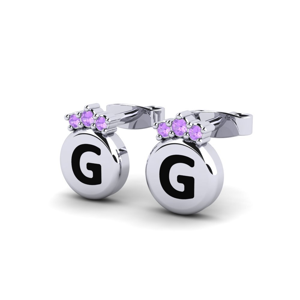 Amethyst Women's Earring Vanita G