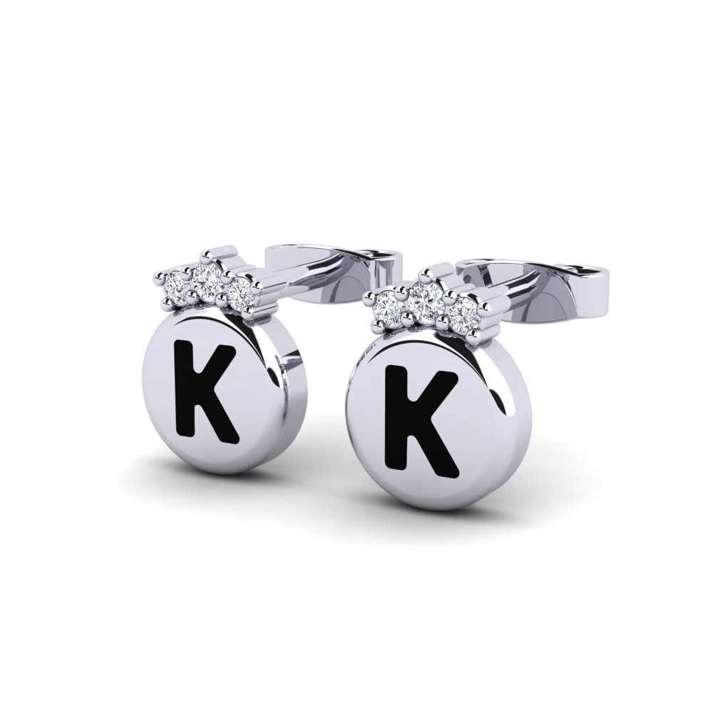 Laboratorieskabt diamant Kvindes ørering Vanita K