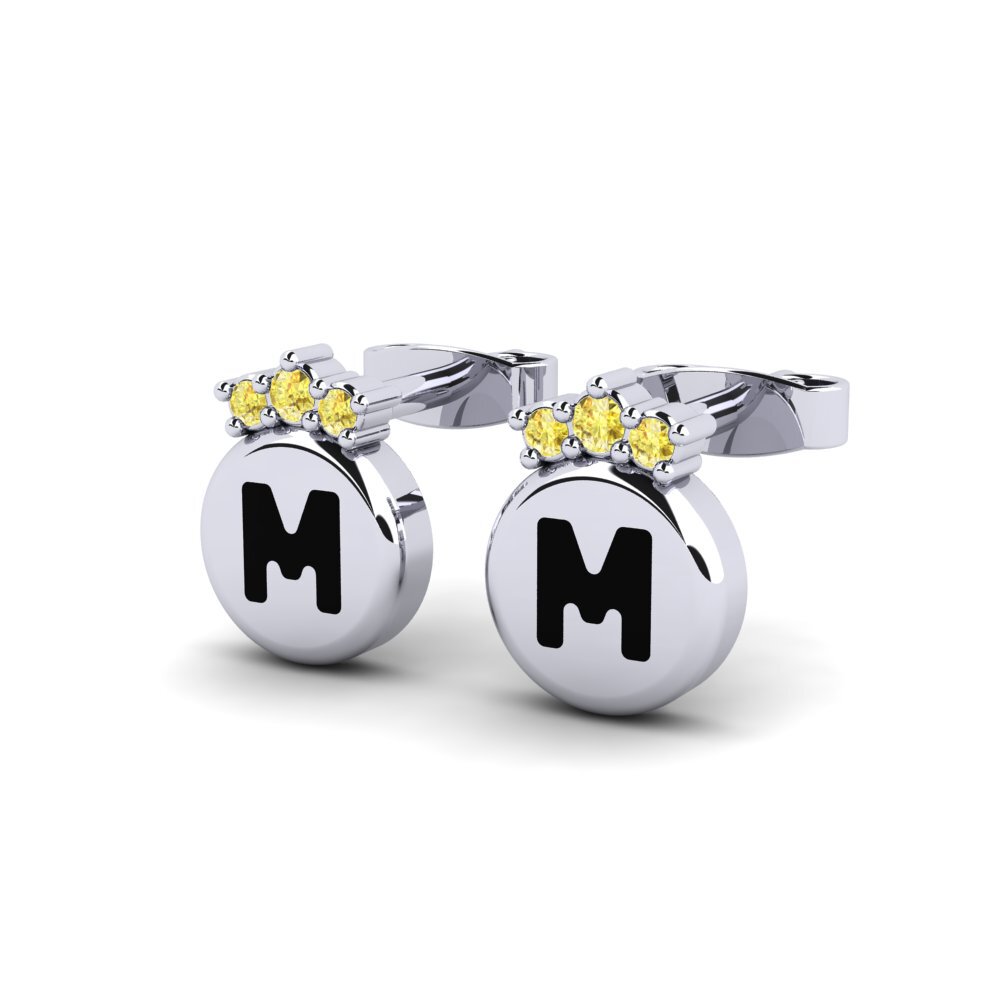 Yellow Sapphire Women's Earring Vanita M