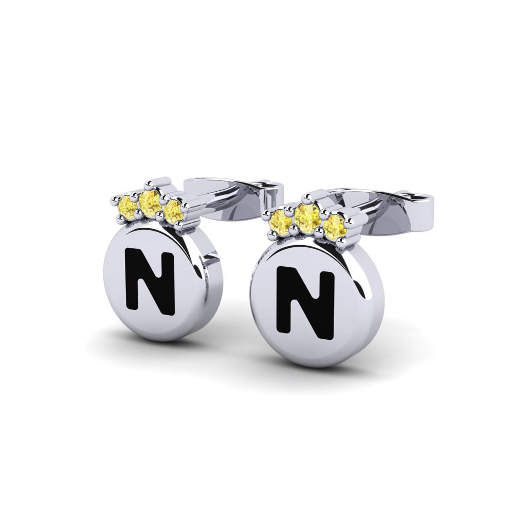 Yellow Sapphire Women's Earring Vanita N