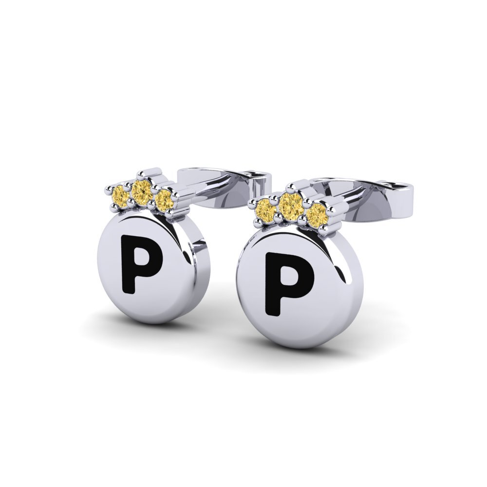 Yellow Diamond Women's Earring Vanita P