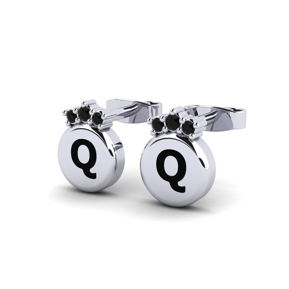 Black Sapphire Women's Earring Vanita Q