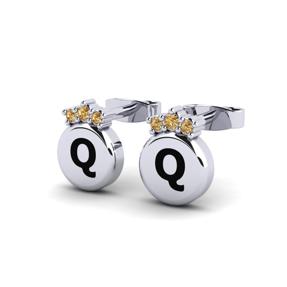 Brown Diamond Women's Earring Vanita Q