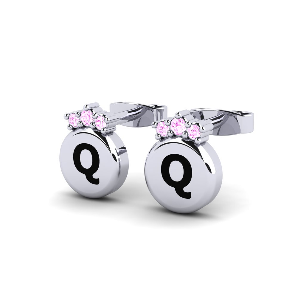 Pink Sapphire Women's Earring Vanita Q