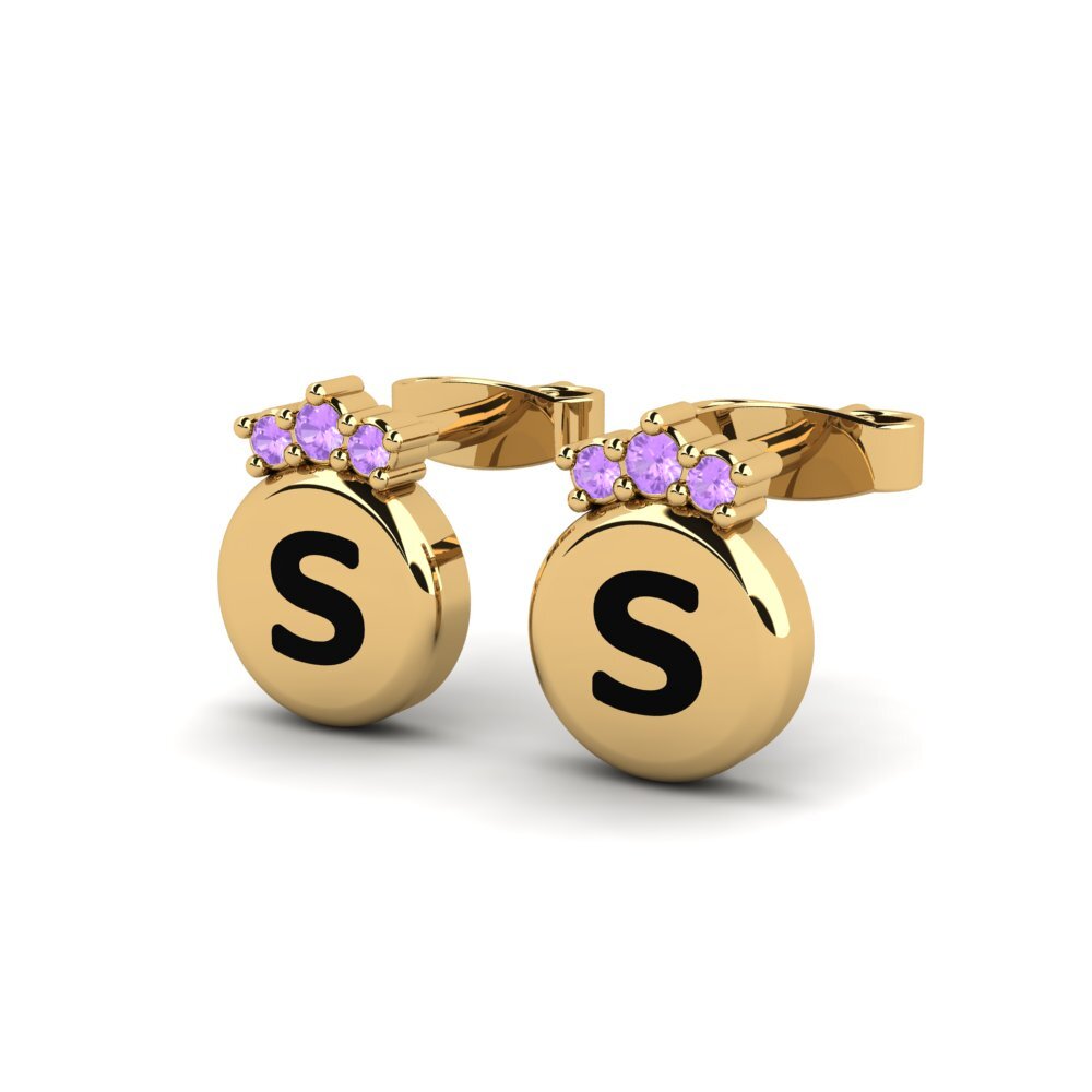 Amethyst Women's Earring Vanita S