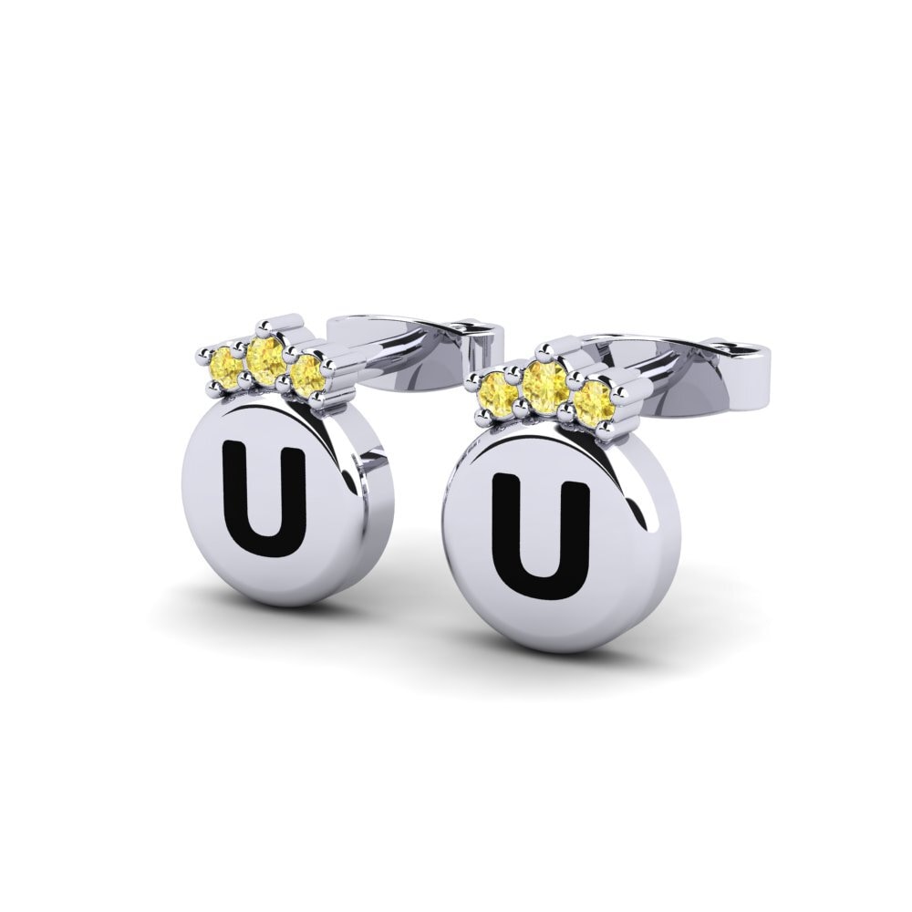 Yellow Sapphire Women's Earring Vanita U