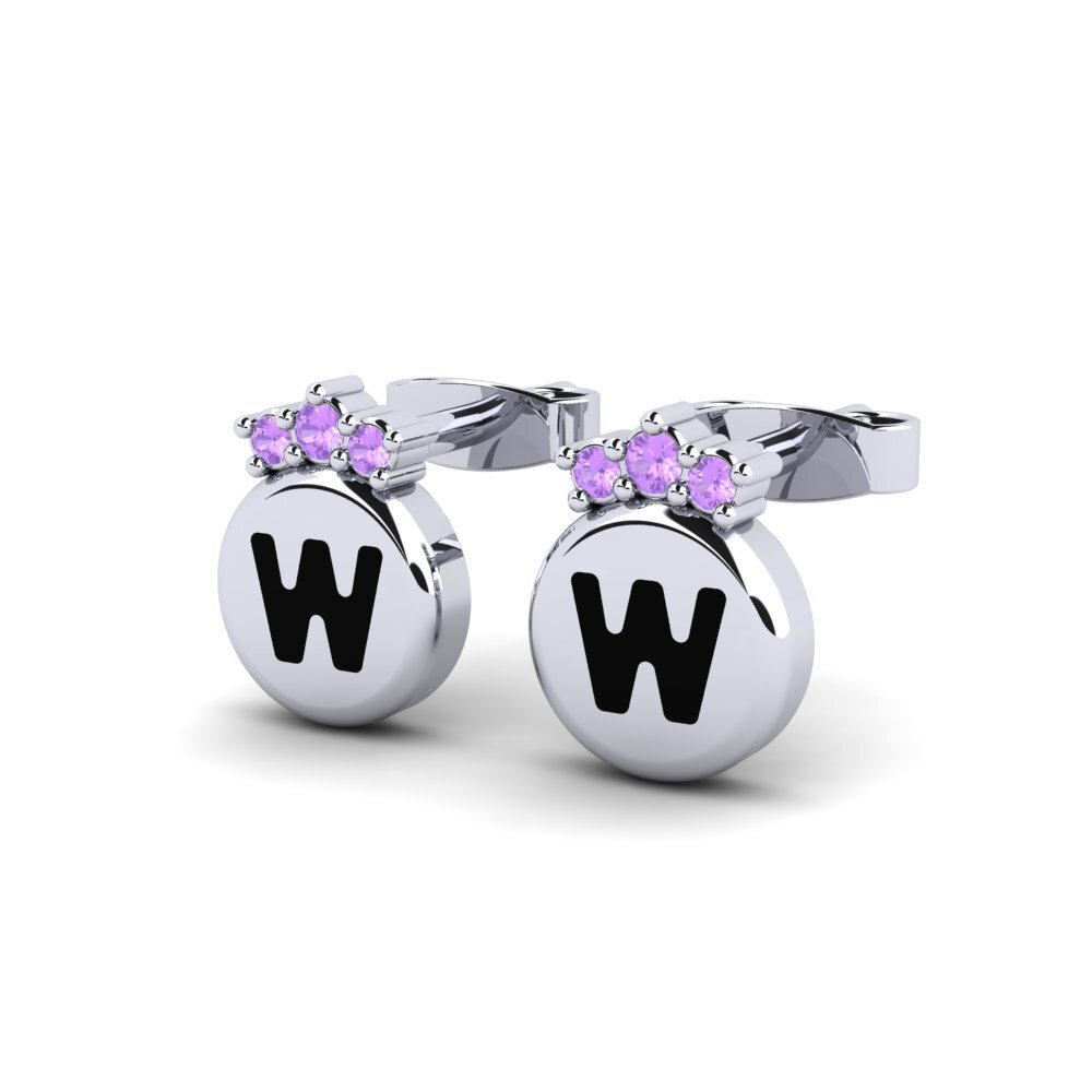 Amethyst Women's Earring Vanita W