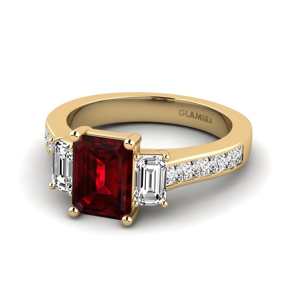 Garnet Engagement Ring Vapha