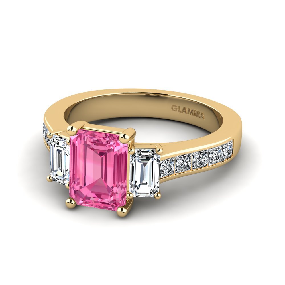 Pink Tourmaline Engagement Ring Vapha