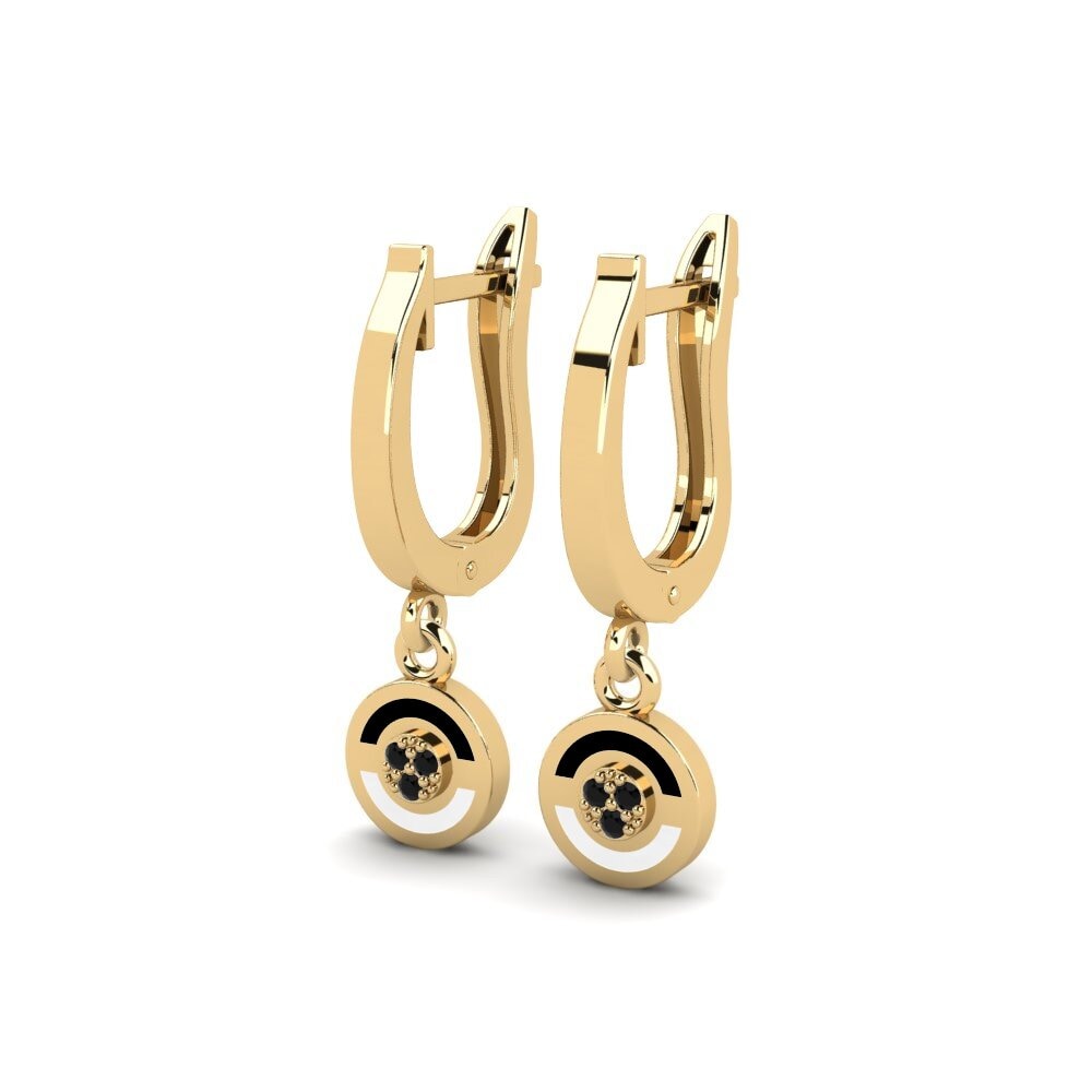 Diamante Negro Pendiente de mujer Varenna