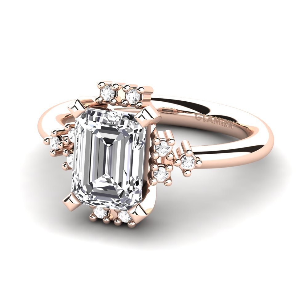 Diamante cultivado en laboratorio Anillo de compromiso Varese