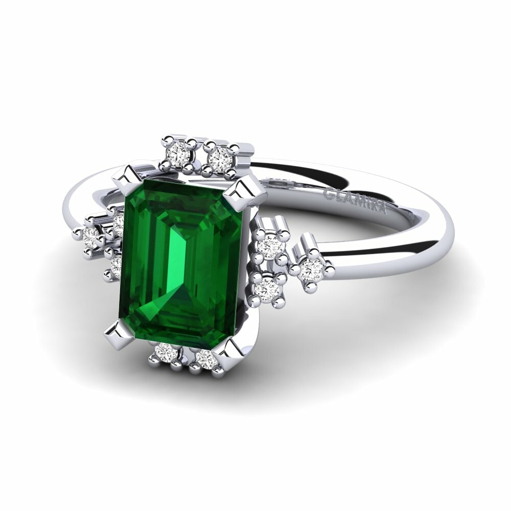 Tsavorite Engagement Ring Varese