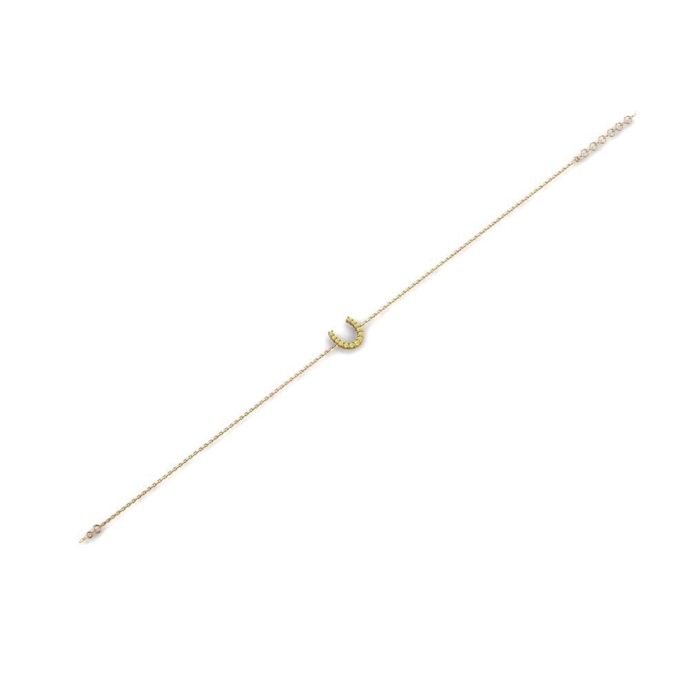 Yellow Sapphire Women's Bracelet Varijabla