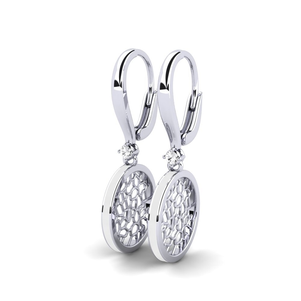 White sapphire Women's Earring Vasculaire